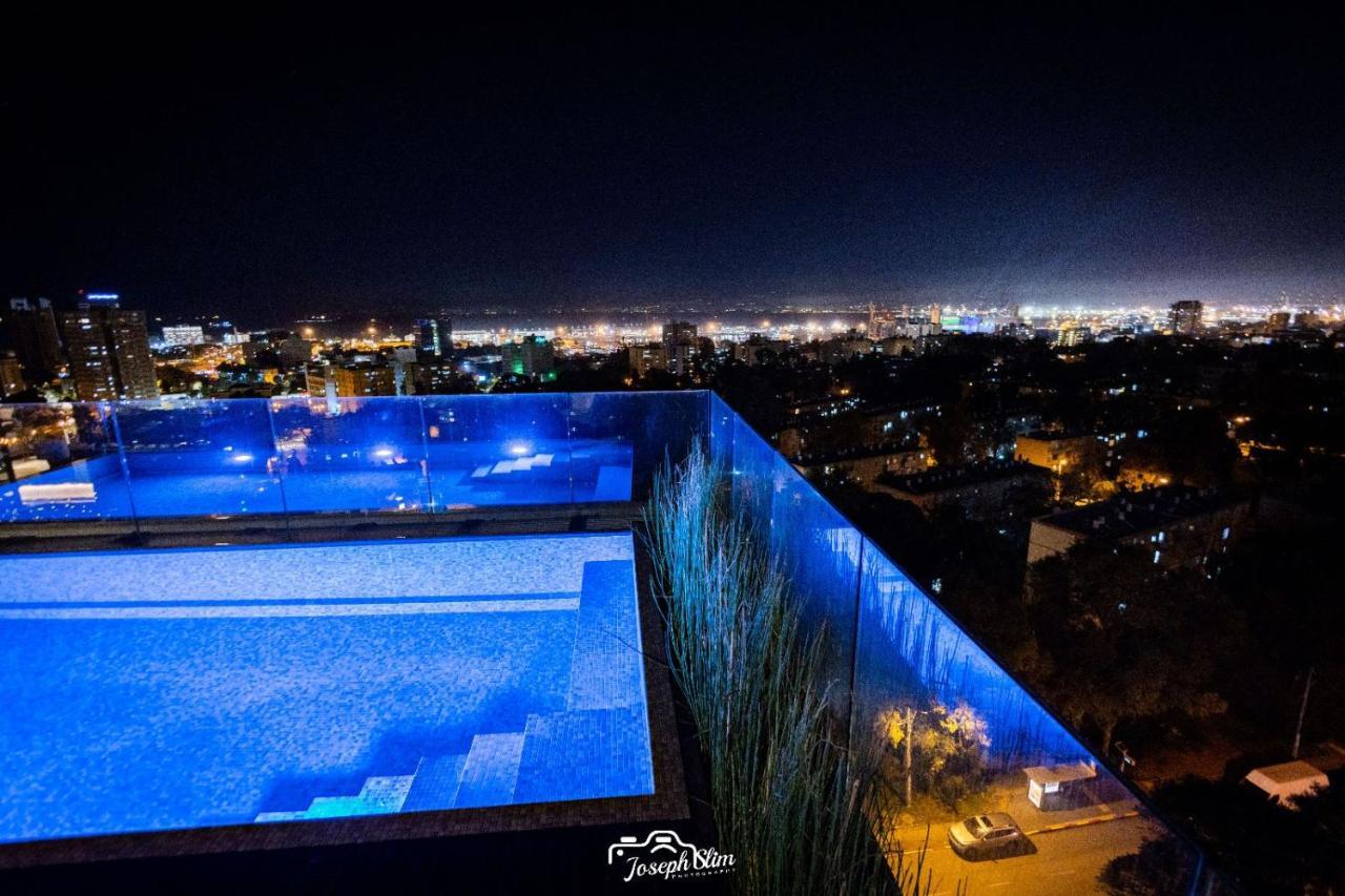 Serene - Infinity Cview Pool - 4 Bedrooms Luxury Penthouse Haifa Exteriér fotografie