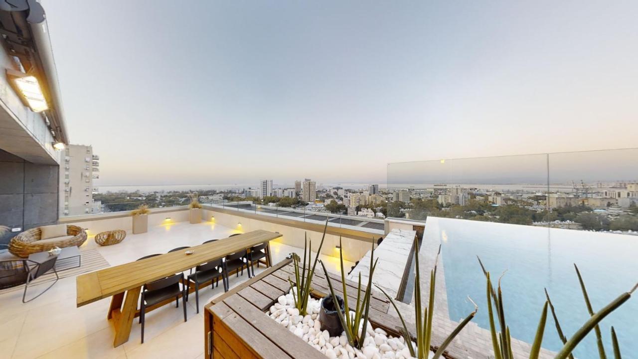 Serene - Infinity Cview Pool - 4 Bedrooms Luxury Penthouse Haifa Exteriér fotografie