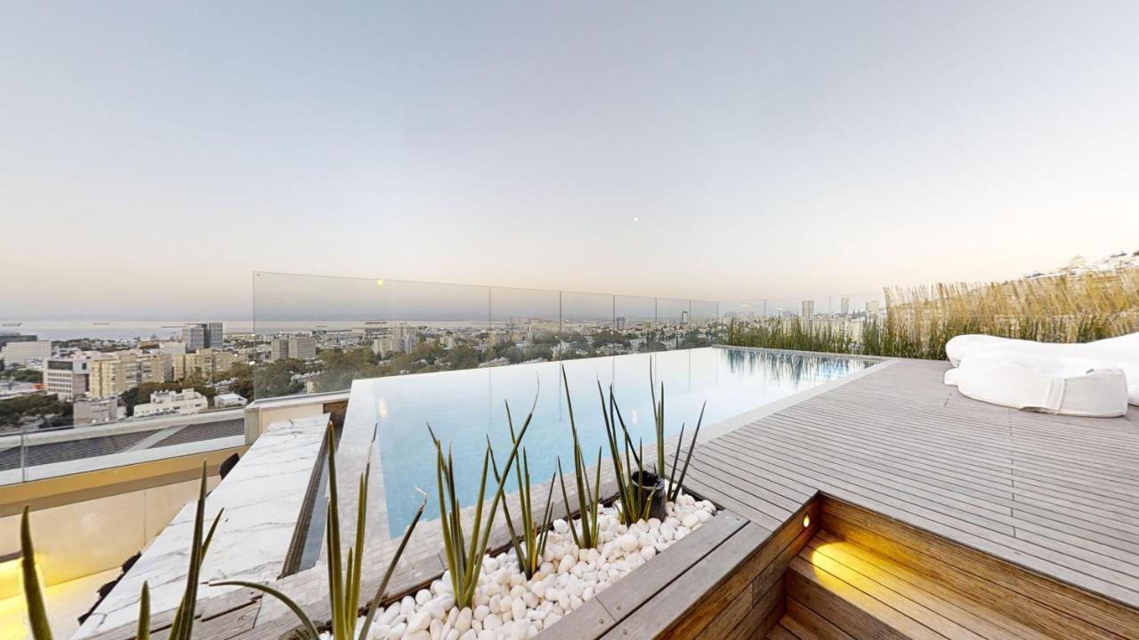 Serene - Infinity Cview Pool - 4 Bedrooms Luxury Penthouse Haifa Exteriér fotografie
