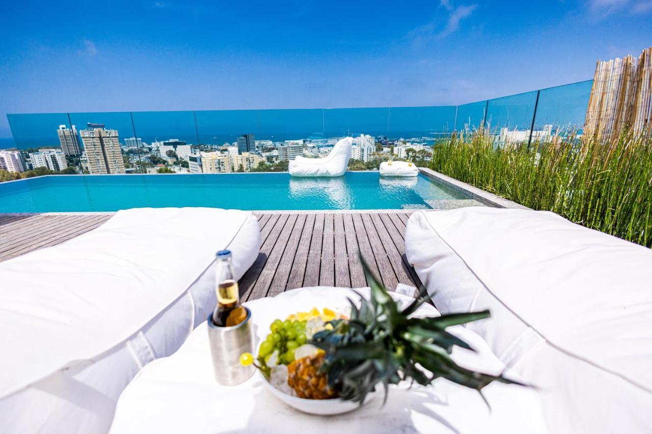 Serene - Infinity Cview Pool - 4 Bedrooms Luxury Penthouse Haifa Exteriér fotografie