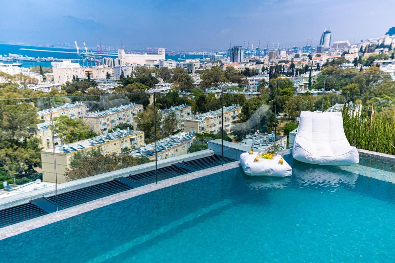 Serene - Infinity Cview Pool - 4 Bedrooms Luxury Penthouse Haifa Exteriér fotografie