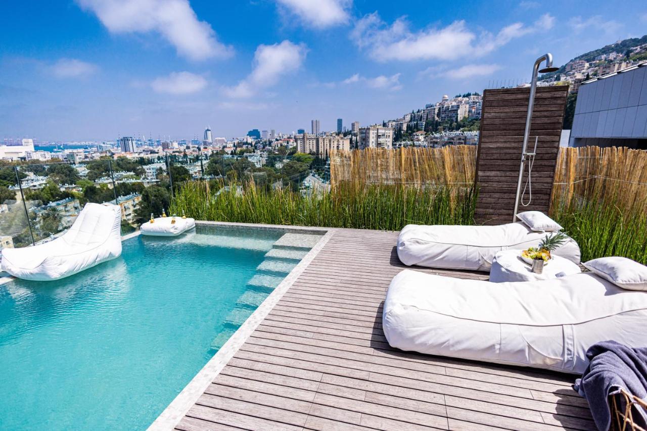 Serene - Infinity Cview Pool - 4 Bedrooms Luxury Penthouse Haifa Exteriér fotografie