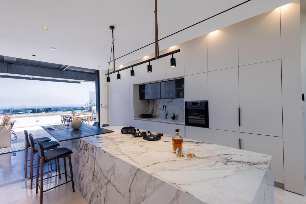 Serene - Infinity Cview Pool - 4 Bedrooms Luxury Penthouse Haifa Exteriér fotografie